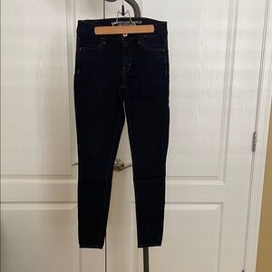 American Eagle Outfitters Dark Blue Skinny Jeans